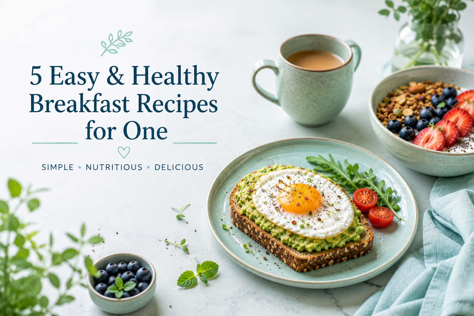 Easy healthy breakfast recipes for one